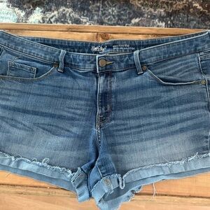Mossimo Supply Co Blue Denim Short